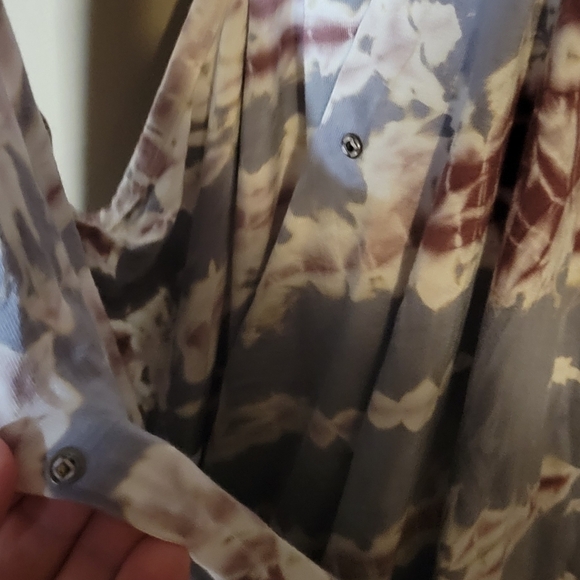 Young Fabulous & Broke YFB large racer back full length tiedie jumpsuit pocketed - Picture 4 of 10